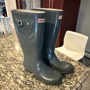 Hunter Charcoal Tall Boots